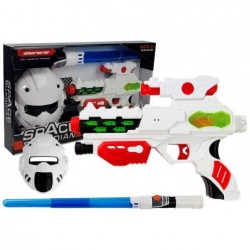 Space Laser Gun with Sword and Mask 