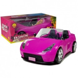 Doll Car Pink Cabriolet 34 cm