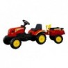 Branson Pedal Tractor With Trailer Red 135 cm