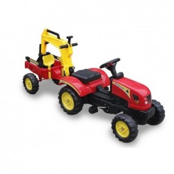 Branson Tractor Red -  With Trailer  