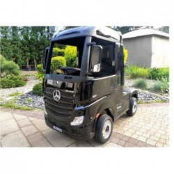 Electric Ride-On Car Mercedes Actros Black Painted MP4