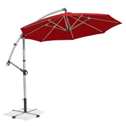Зонт от солнца CAPRI  D3м, Н240 280см, ножка  алюминий, покрытие  ткань полиэстер, цвет  красный