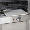 Дровяная печь для пиццы CARLO 80x68xH143см, газовая горелка, корпус из нержавеющей стали, выход 4.68 кВт