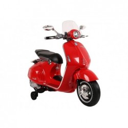 Red Electric Scooter Vespa...