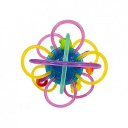 Baby Teether with Beads Colorful Rattle