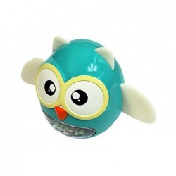 Owl Rattle Teether Children's Toy Turquoise