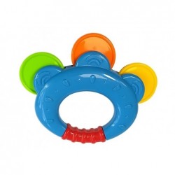 Set of Colorful Rattles Teethers Butterfly Flower Moon Fish 8 elements