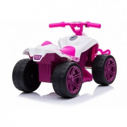 TR1805 Electric Ride-On Quad White-pink