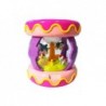Colorful Drum with Carousel Animal Sounds Big Roses