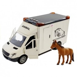 Horse Transport Vehicle White