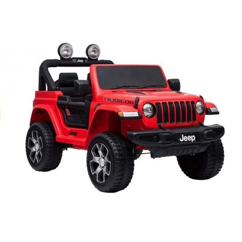 Electric Ride On Car Jeep Rubicon 4x4 Red