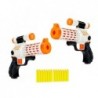 Set of guns + foam cartridges suction cups