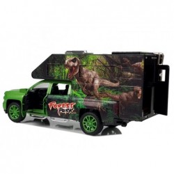 Camper with Dinosaurs Green