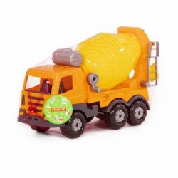 Concrete Mixer Truck Prestiż Orange Rotating Pear 73020