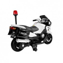 Electric Ride-On Police Motorbike YSA021A White-Black