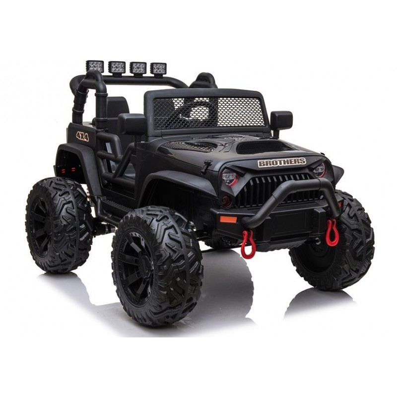 Jeep JC666 Electric Ride On Car Black Painted