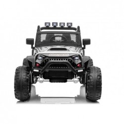 Jeep JC666 Electric Ride On Car Silver Painted