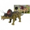 Dinosaur Triceratops Rex Battery Operated Green