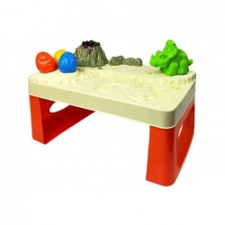 Table with Play Dough and Dinosaurs 4 Colors