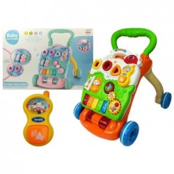 Educational Pusher for Babies with piano
