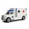 Auto Ambulance with friction drive white 1:20 with sound