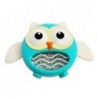 Owl Rattle Teether Children's Toy Blue