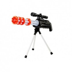 Battery Operated Sniper Rifle Rotary Cannon Police 62 cm
