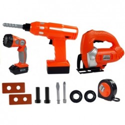 DIY Kit Drill, Jigsaw, Battery Flashlight 12 pcs.