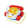 A Pull Phone on Wheels with a Battery Handler for a Baby