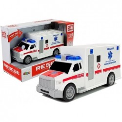 1:20 friction drive ambulance with sound