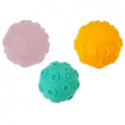 Balls of different size and structure for a baby 6 pcs