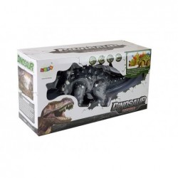 Dinosaur on Battery Triceratops Gray