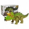 Dinosaur on Battery Triceratops Green