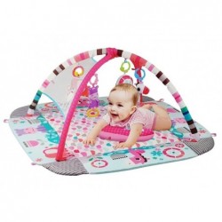 Large 5-in-1 Educational Mat with Hippo Headbands