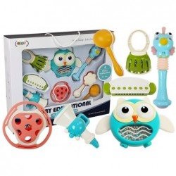 Set of Educational Toys for Babies Instruments Teether Rattle
