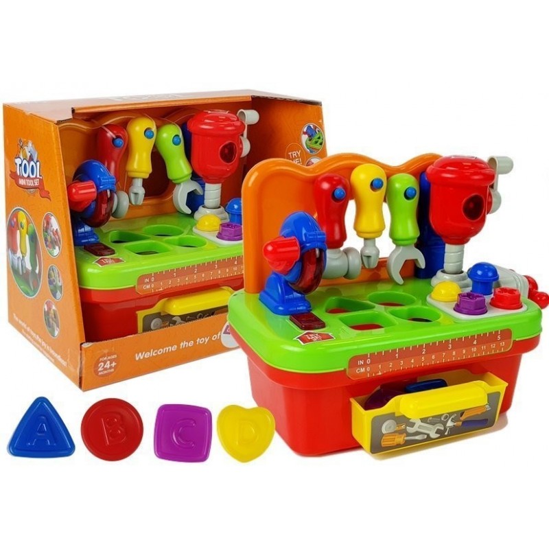 Workshop For Babies Sorter Tool Set with Sound and Light