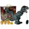 Dinosaur Remote Controlled R / C Gray with Sound Lays Eggs Projector