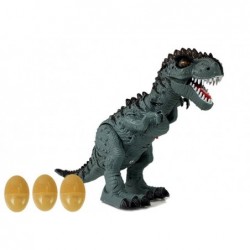 Dinosaur Remote Controlled R / C Gray with Sound Lays Eggs Projector