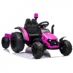 Electric Ride On Tractor HZB-200 with Trailer Pink