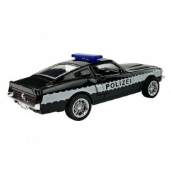 Police Service Car 1:32 Black