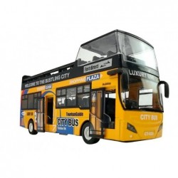 Tourist Coach Double Decker Openable Door Yellow