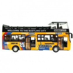 Tourist Coach Double Decker Openable Door Yellow