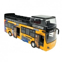 Tourist Coach Double Decker Openable Door Yellow