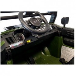 QLS-618B Military Green - Electric Ride On Car