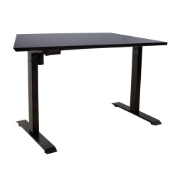 Desk ERGO with 1-motor 140x80xH71-121cm black