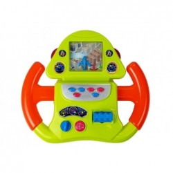 Interactive Flight Simulator Steering Wheel Sound Light Effects