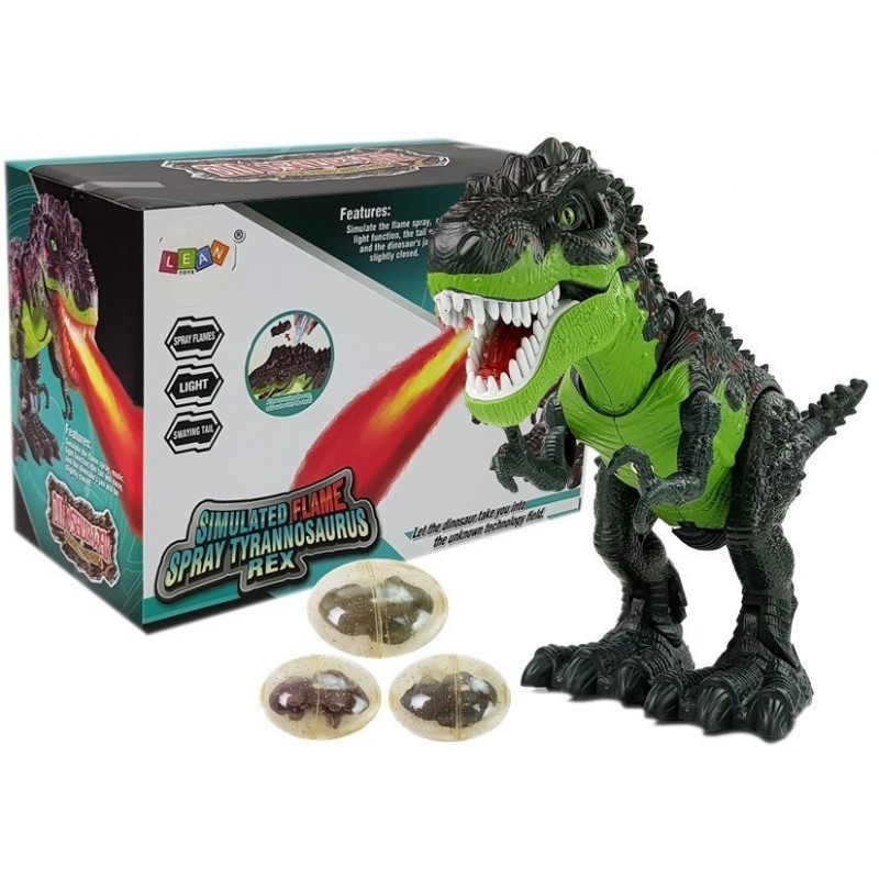 Dinosaur with Catapult Walks Shoots Green, Toys \ Dinosaurs