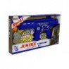 Police Gun Set Badge Navy Blue Sound Light Effects 37cm