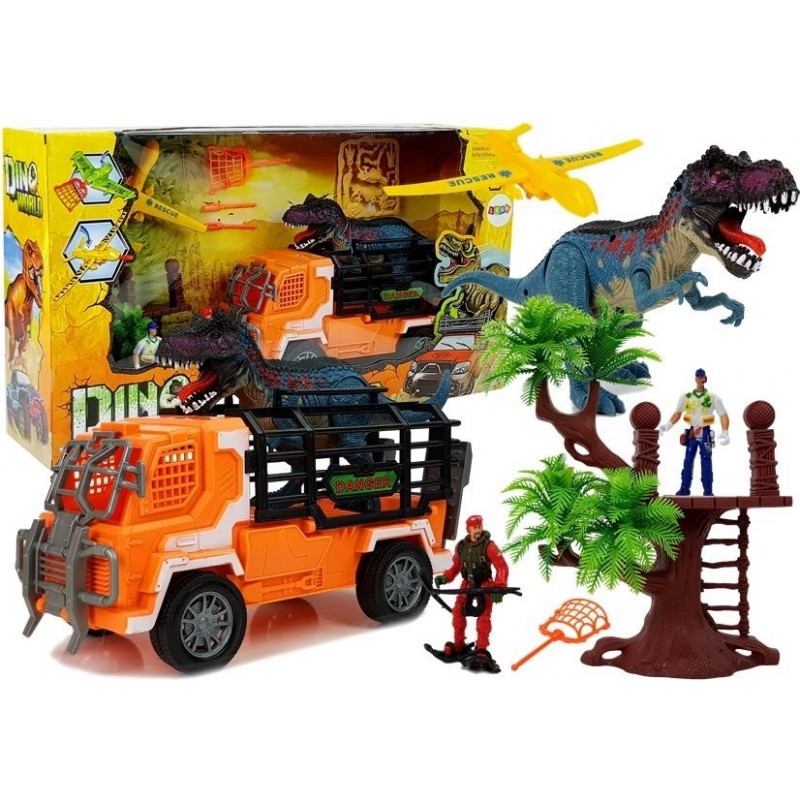 Dinosaur World Figure Set Transport Vehicle Pulpit Sound