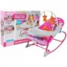 Cradle Rocker Chair 2 in 1 Feeding Chair Pink